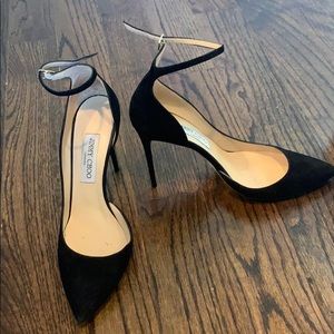 Lucy 100 Black suede Jimmy Choo Pump
